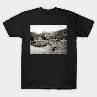 Old Mill in the Adirondacks, 1903. Vintage Photo T-Shirt